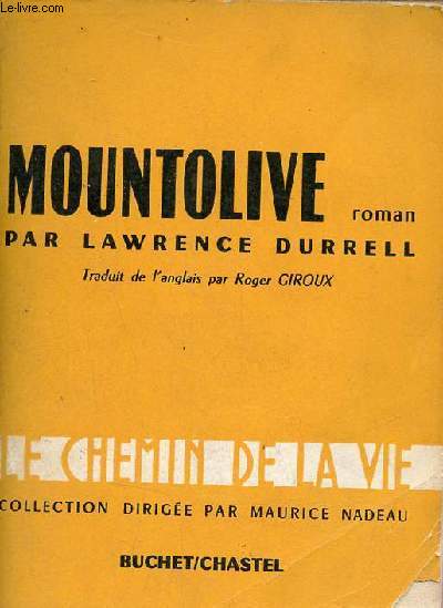 Mountolive - Roman - Collection le chemin de la vie.