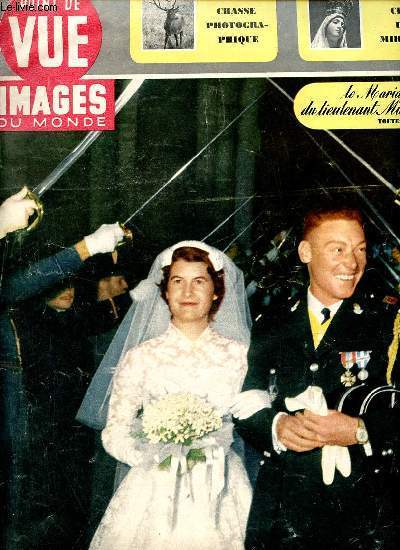 Point de vue images du monde n333 10e anne 21 oct.1954 - Le mariage du lieutenant Michel Juin toutes les photos - la chasse photographique - Fatima cit du miracle.