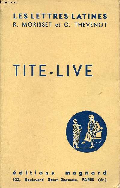 Tite-live (Chapitre XIX des lettres latines).