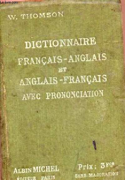 Dictionnaire franais-anglais et anglais-franais avec prononciation.