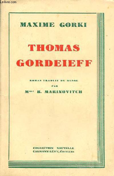 Thomas Gordeieff - Collection collection nouvelle.