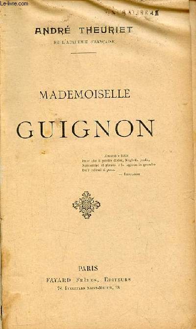 Mademoiselle Guignon.