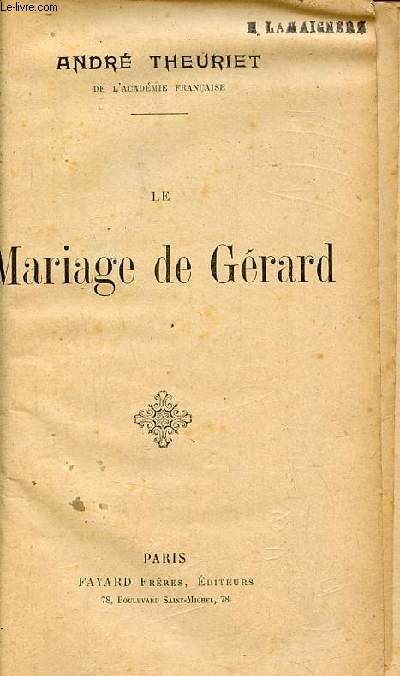 Le Mariage de Grard.
