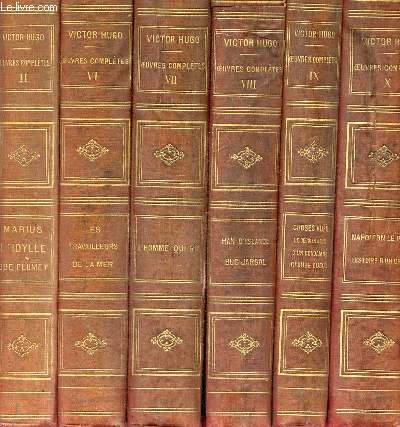 Oeuvres compltes - 11 volumes - Tomes 2-6-7-8-9-10-12-14-16-17-18.