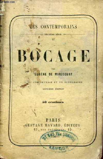 Bocage - Collection les contemporains n57.