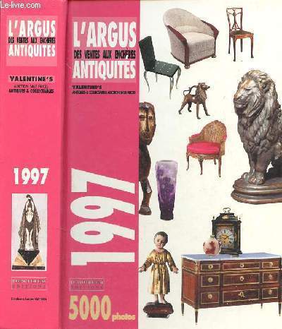 L'argus des ventes aux enchres antiquits 1997.