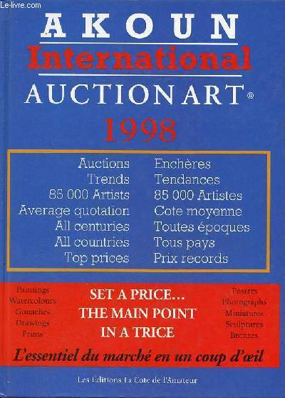 Akoun International Auction Art 1998.