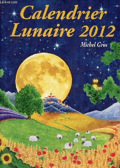 Calendrier lunaire 2012.