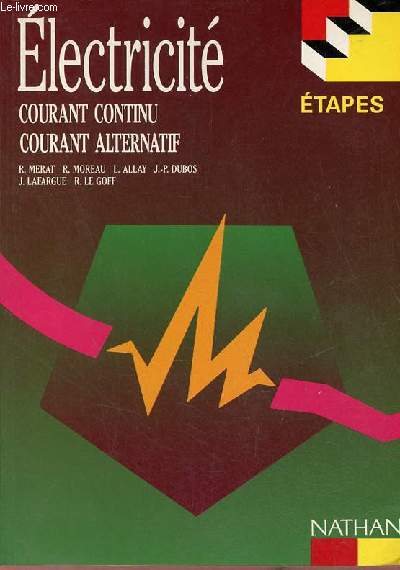 Electricit courant continu - courant alternatif - Etapes.