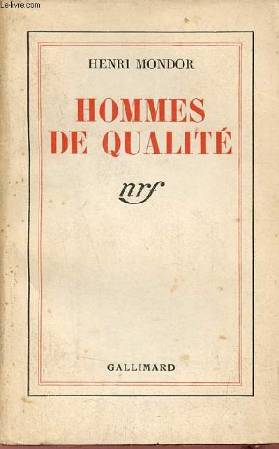 Hommes de qualit.