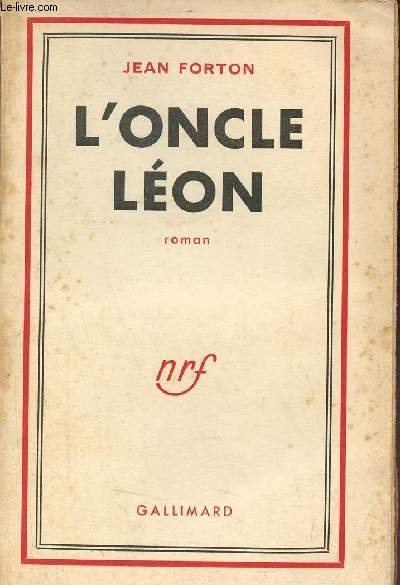 L'Oncle Lon - Roman - Envoi de l'auteur.