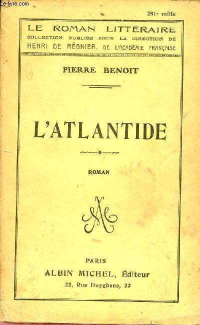L'Atlantide - Roman - Collection le roman littraire.