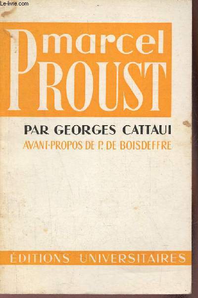 Marcel Proust - envoi de l'auteur - Collection classiques du XXe sicle n3.