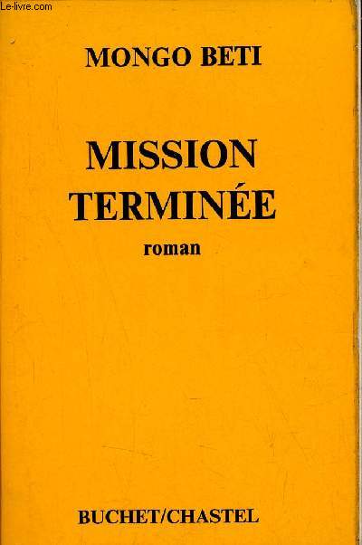 Mission termine - Roman.