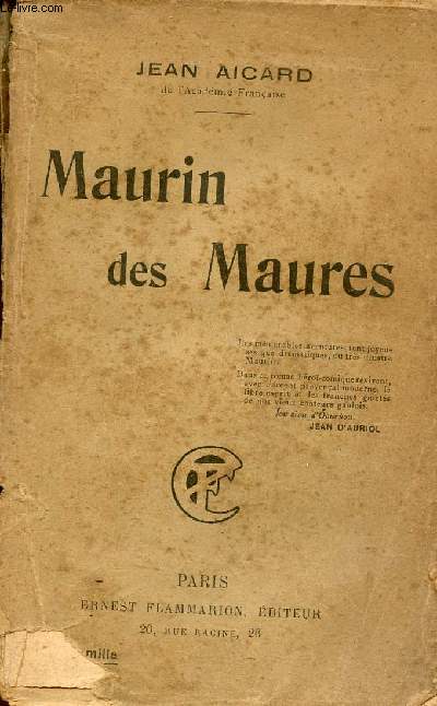 Maurin des Maures.