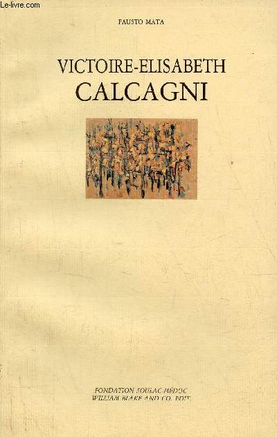 Victoire-Elisabeth Calcagni (1899-1969) - Envoi de l'auteur.