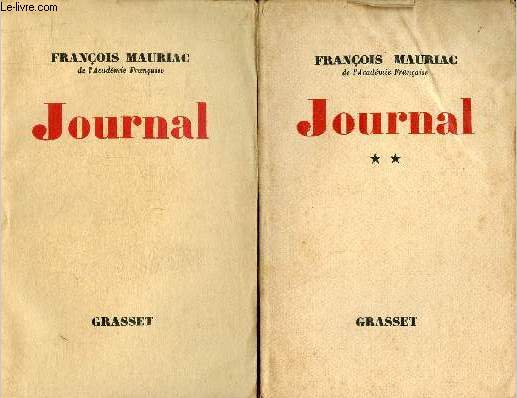 Journal - En deux tomes - Tome 1 + Tome 2.