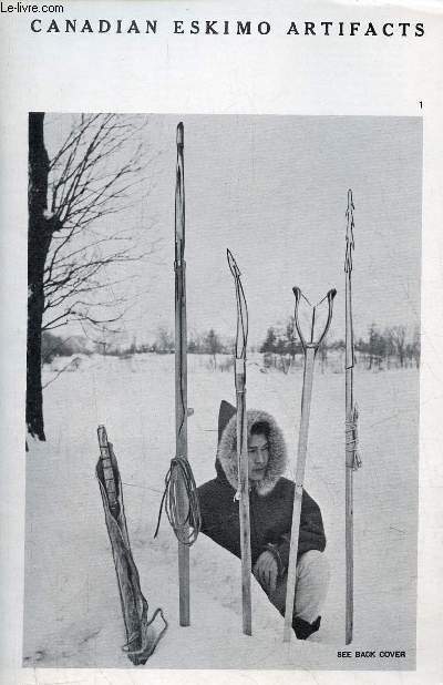 Une plaquette dpliante : Canadian eskimo artifacts.