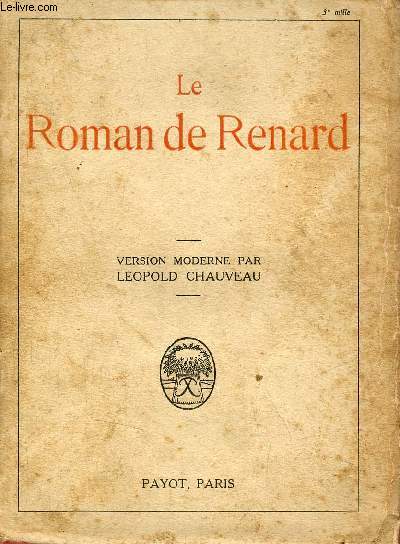 Le roman de Renard.