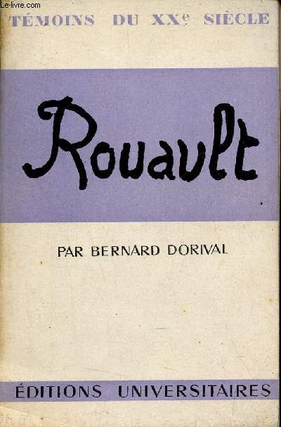 Cinq tudes sur Georges Rouault - Collection tmoins du XXe sicle n6.