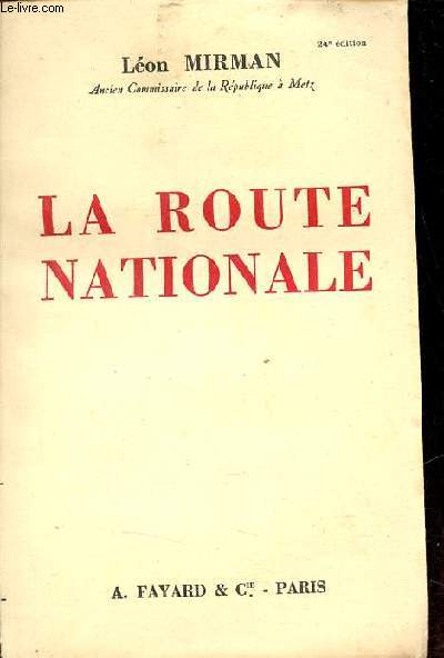 La route nationale.