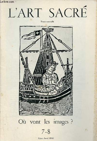L'art sacr n7-8 mars-avril 1959 - O vont les images ?