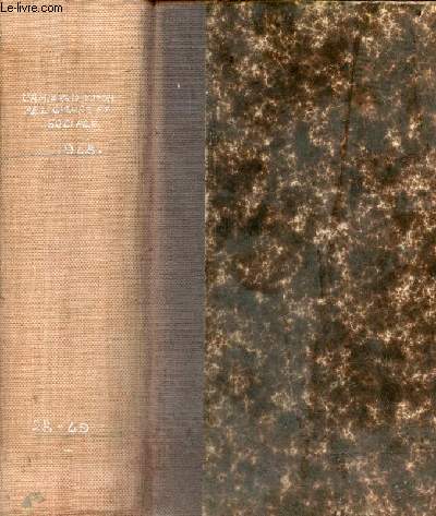 Cahiers d'action religieuse et sociale - Album contenant 22 numros n28 au n49 - Janvier  dcembre anne 1948 - au seuil de l'an nouveau - ou la cit chrtienne ou l'effondrmeent - de noel  la chandeleur lumire et vrit etc.