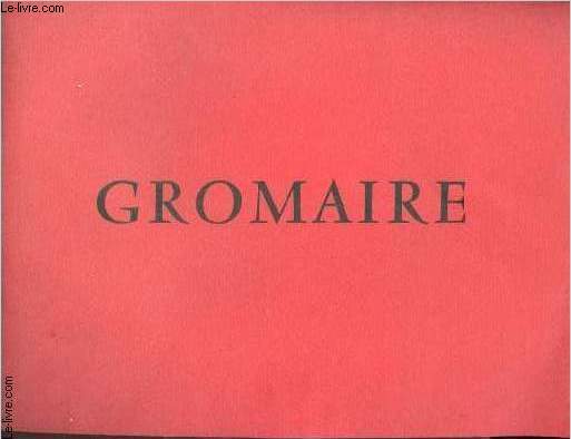 Catalogue d'exposition Gromaire aquarelles - Galerie David et Garnier novembre 1967.