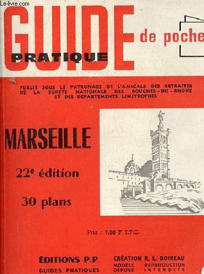 Guide pratique de poche - Marseille - 22e dition.