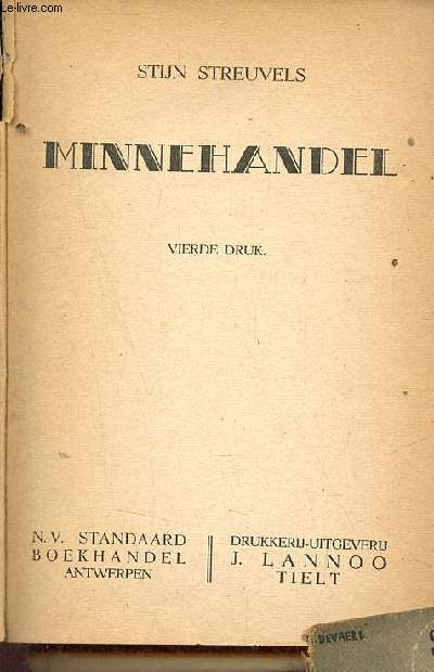 Minnehandel - Vierde druk.