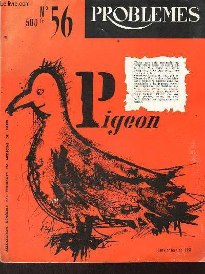 Problmes n56 janvier fvrier 1959 - Eloge de l'escroquerie - un billet de mtro pour ... Carantec - histoire de faux billets sans faux billets - l'administration avait oubli - petit cours d'escroquerie - un royaume sans frontires etc.