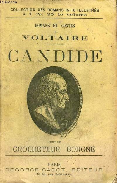Candide suivi du crocheteur borgne - Collection des romans in-18 illustrs.