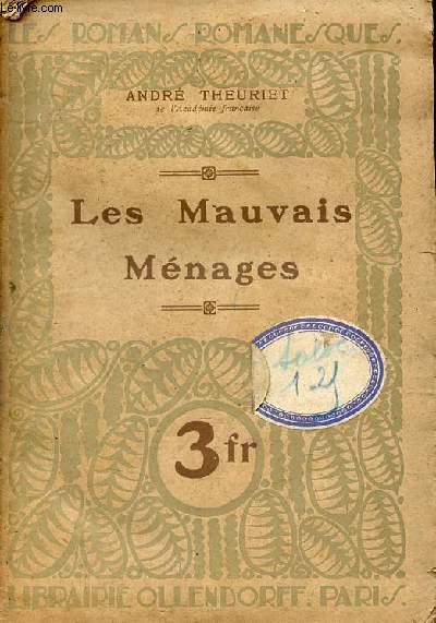 Les mauvais mnages - la revanche du mari - Rose-Lise - Collection les romans romanesques.