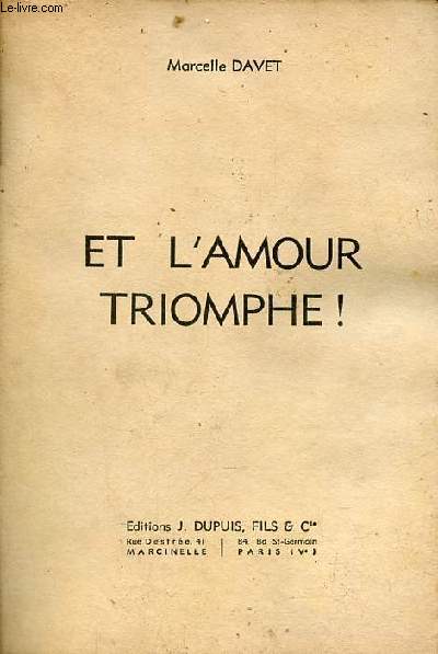 Et l'amour triomphe !