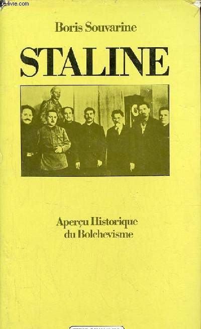 Staline aperu historique du bolchvisme.
