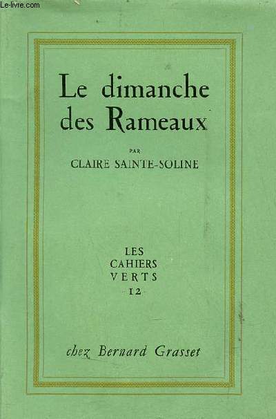 Le dimanche des Rameaux - Collection les cahiers verts n12.