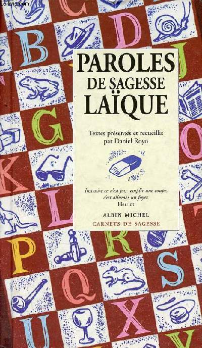 Paroles de sagesse laque - Collection carnets de sagesse.