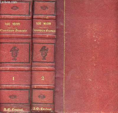 Collection des classiques franais - 2 volumes premire partie + deuxime partie.