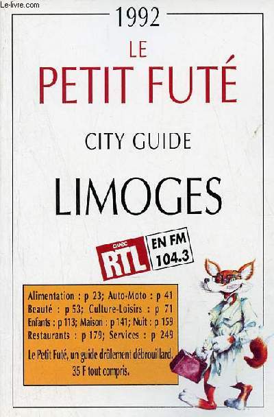 Le petit fut city guide Limoges 1992.