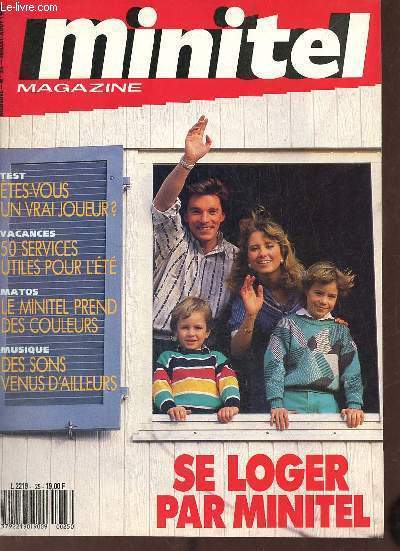 Minitel magazine n25 juillet aout 1987 - Tour de France l'quipe s'chappe - test tes vous un vrai joueur ? - se loger par minitel la maison de demain - le minitel prend des couleurs - dcouvrez votre ville 41 services passs au crible etc.