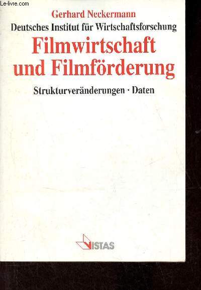 Deutsches Institut fr wirtschaftsforschung - Film wirtschaft und filmfrderung - strukturvernderungen daten.