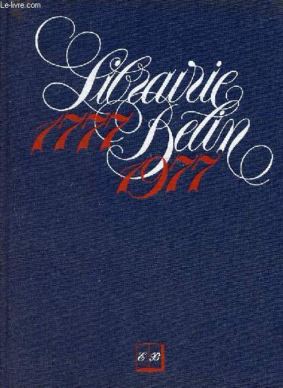 Librairie Belin 1777-1977.