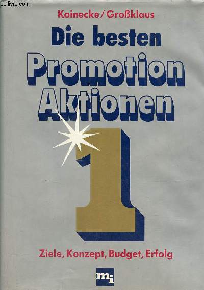 Die besten promotion-aktionen ziele, konzept, budhet, erfolg.