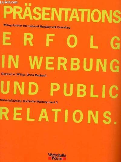 Prsentations erfolg in werbung und public relations.