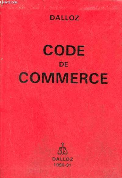 Codes Dalloz - Code de commerce - 86e dition.