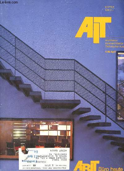 AIT Architektur Innenarcitektur Technisher Ausbau 4-96 april - Restaurierung der ursprunglichen farbgestaltung im hans sachs haus gelsenkirchen - taunustor japan center - kehrwiederspitze am hamburger hafen - die Ludwig Galerie Schlob oberhausen etc.