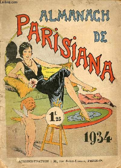 Almanach de Parisiana 1934.