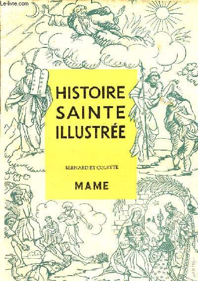 Histoire Sainte illustre Bernard et Colette en avion.