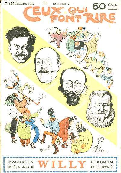Ceux qui font rire n6 1er septembre 1912 - Willy maugis en mnage grand roman illustr.