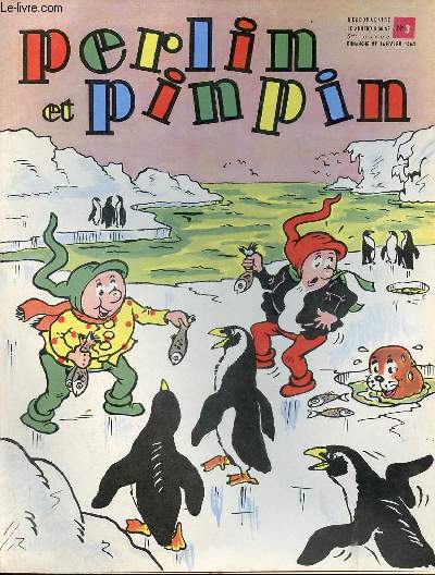 Perlin et pinpin n3 5me anne dimanche 17 janvier 1960 - Titounet et la luge - la luge - un animal perdu - nik et nak au pays des glaces - perlin et pinpin se rendent utiles.